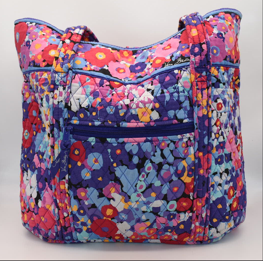 Vera Bradley Large Vera Tote Bag in "Impressionista" Pattern