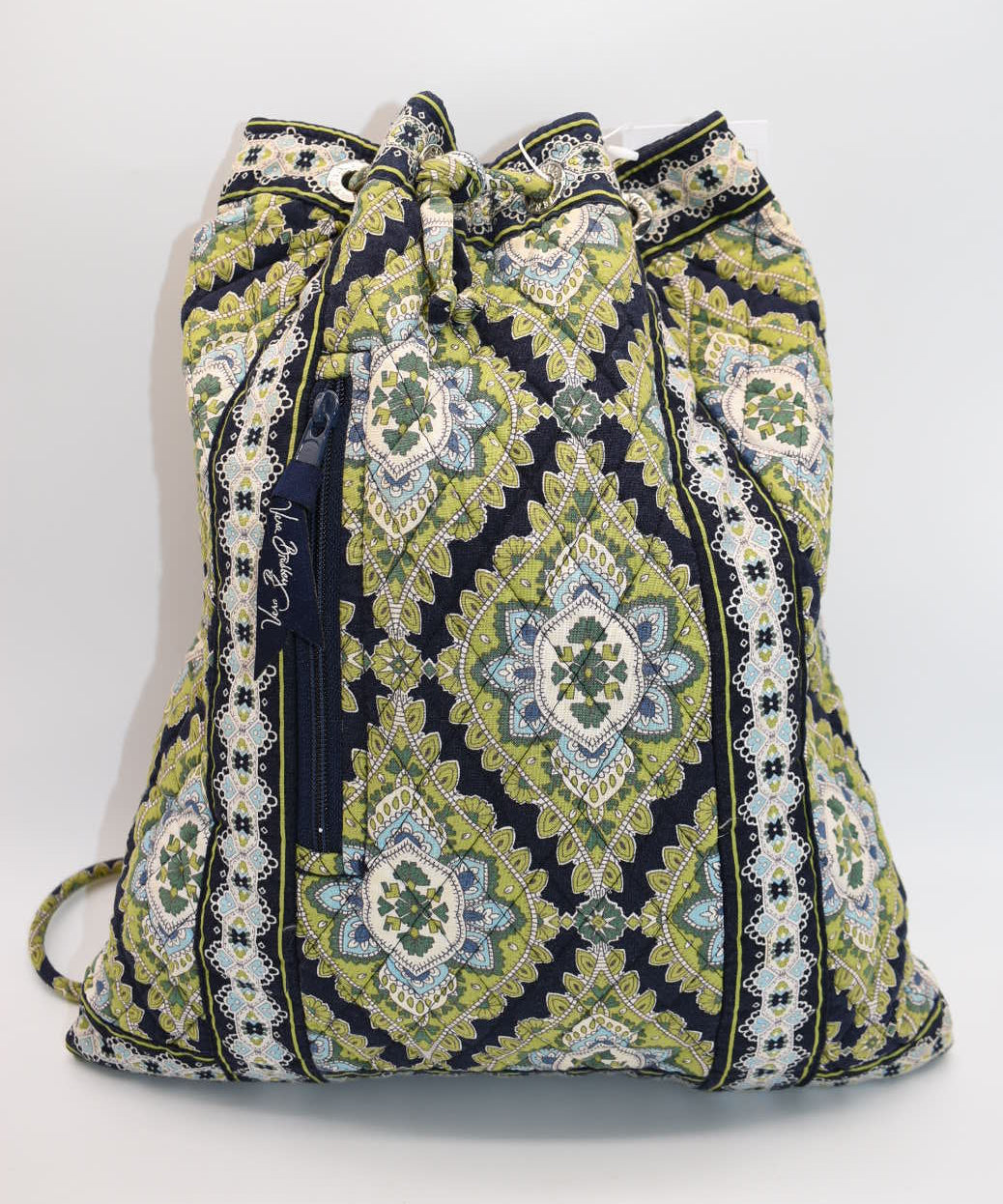 Vera Bradley Drawstring Backsack in "Cambridge" Pattern