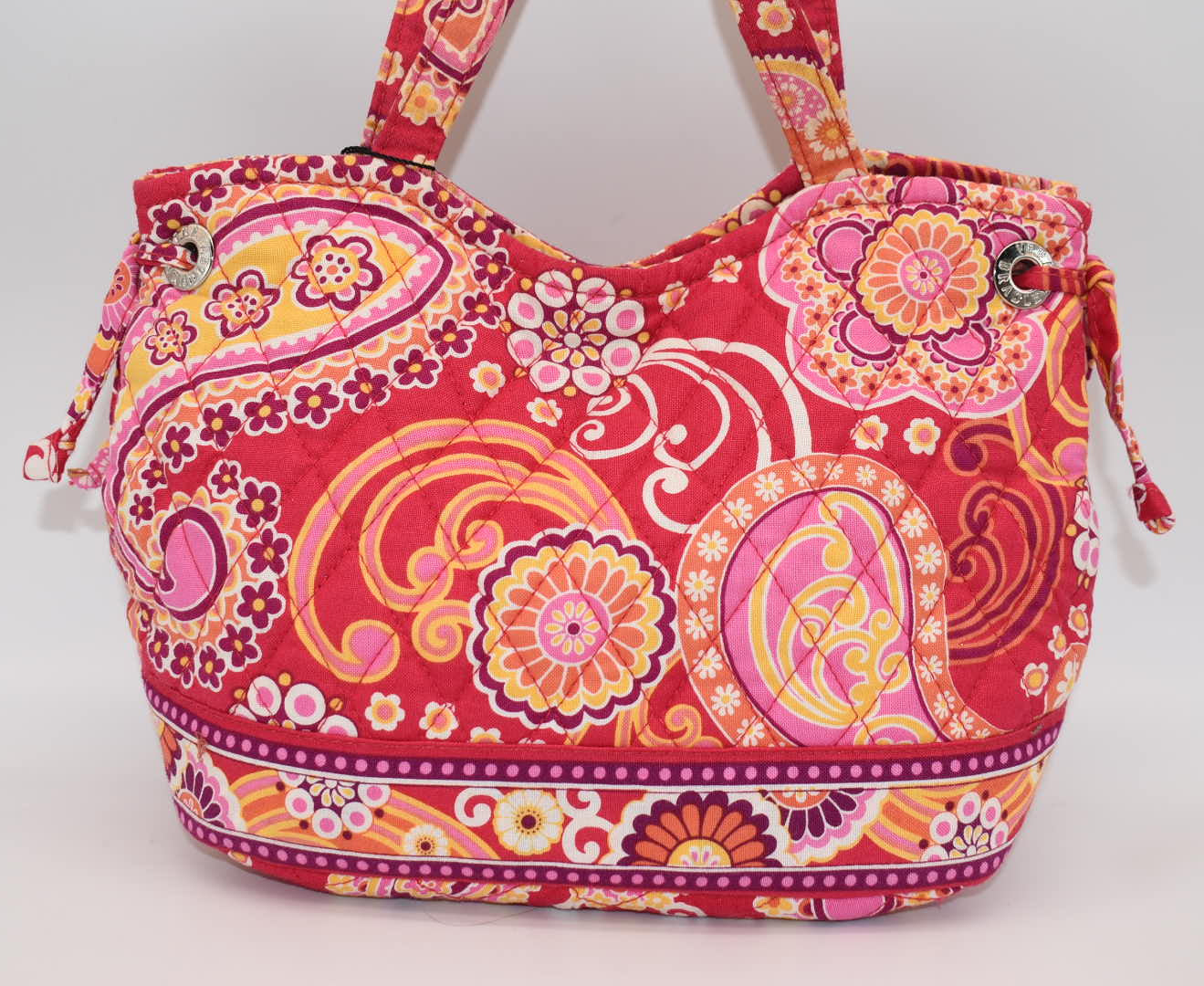 Vera Bradley Sherry Tote Bag in "Raspberry Fizz" Pattern