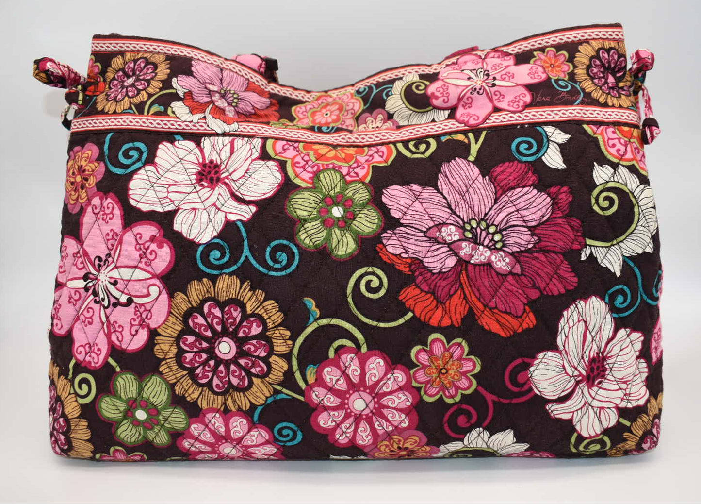 Vera Bradley East West Tote Bag in "Mod Floral - Pink" Pattern