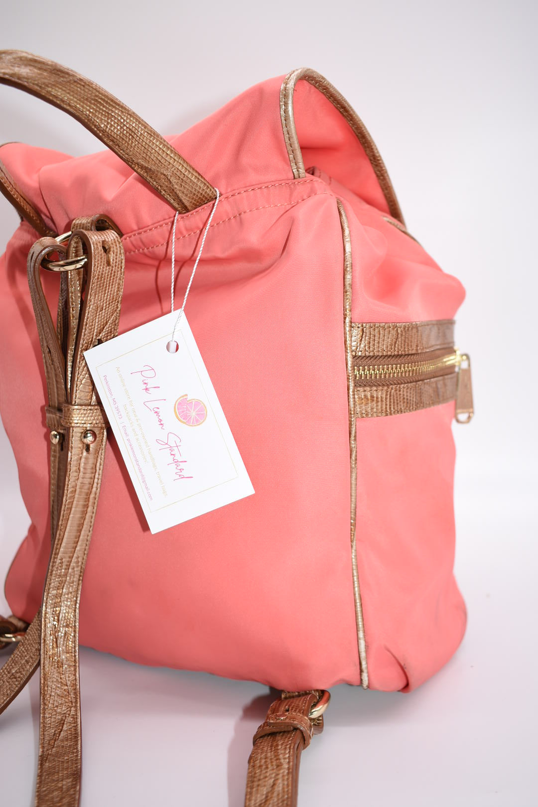 Brahmin Serena Backpack in Grapefruit