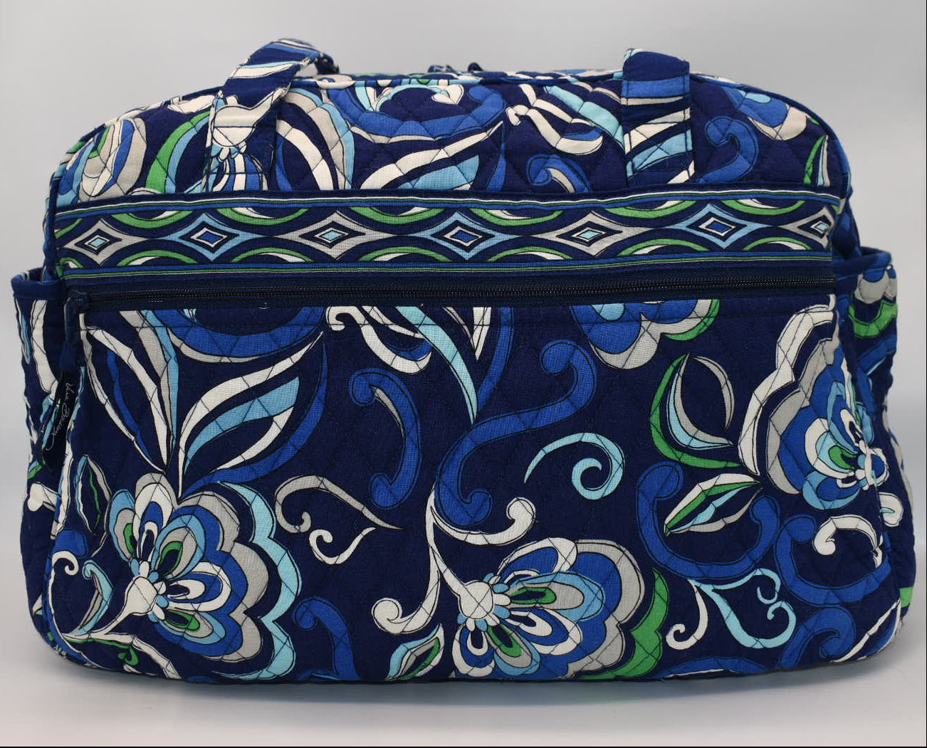 Vera Bradley Travel Diaper Baby Bag in "Mediterranean Blue" Pattern