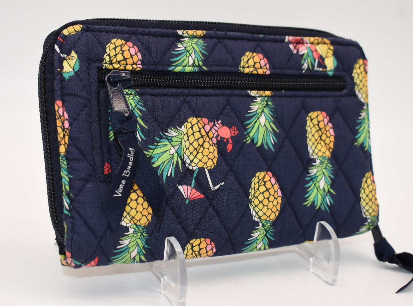 Vera Bradley RFID Turnlock Wallet in "Toucan Party"Pattern