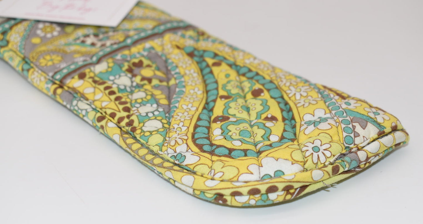 Vera Bradley Curling Iron/ Flat Iron Tool Sleeve in "Lemon Parfait" Pattern