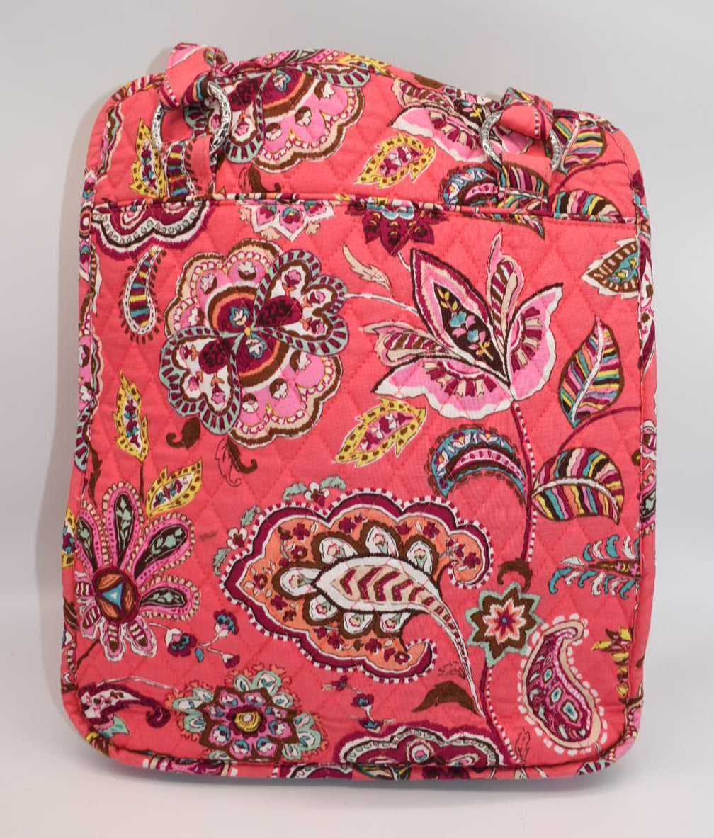Vera Bradley Tall Tote Bag in "Call Me Coral" Pattern