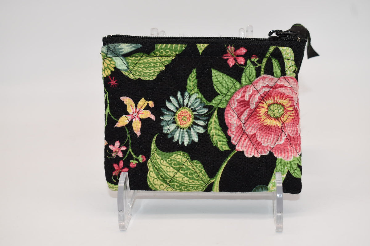 Vera Bradley Zip Coin Wallet in "Botanica" Pattern