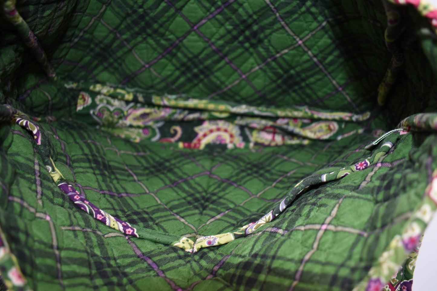 Vera Bradley Messenger Crossbody Bag in "Chelsea Green" Pattern