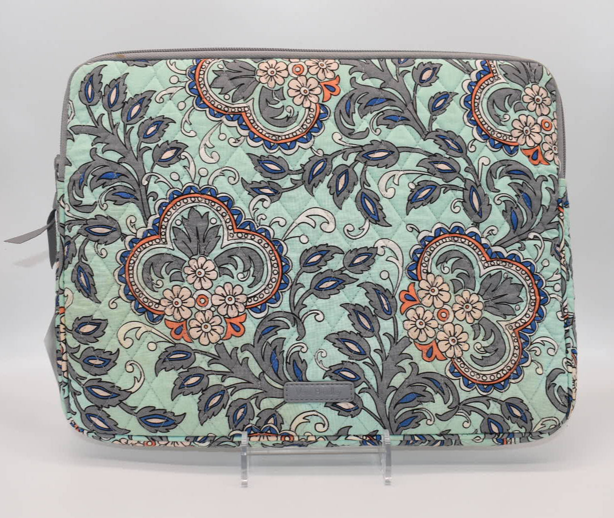 Vera Bradley 14" Laptop Soft Case in "Fan Flowers" Pattern Pink Lemon Standard Vera Bradley 14" Laptop Soft Case in "Fan Flowers" Pattern Pink Lemon Standard
