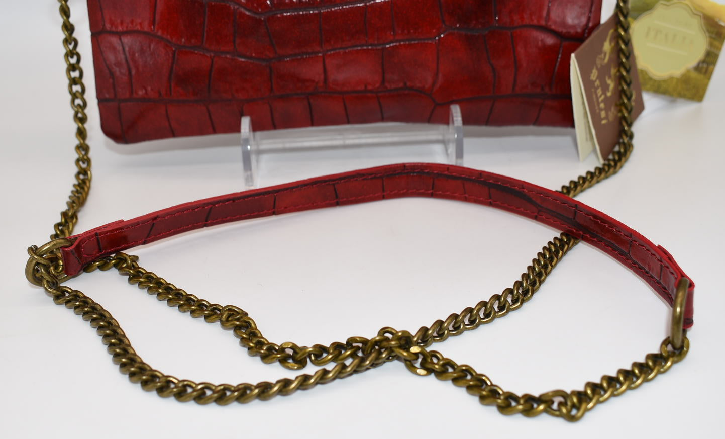 Pratesi Rufina K253/23 Shoulder Bag in Cow Leather - King Cherry