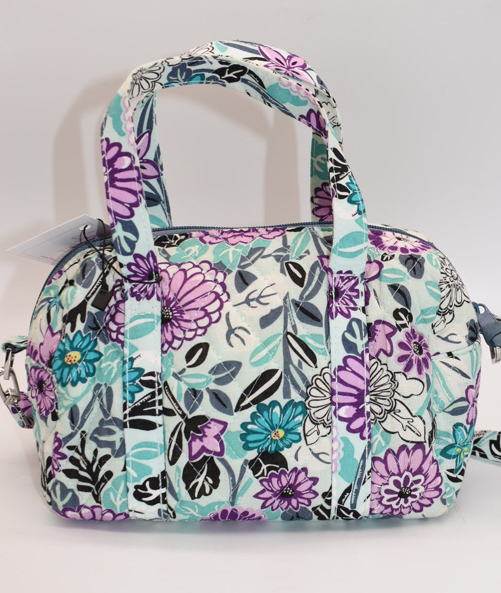 Vera Bradley Mini Satchel Bag in "Penelope's Garden" Pattern