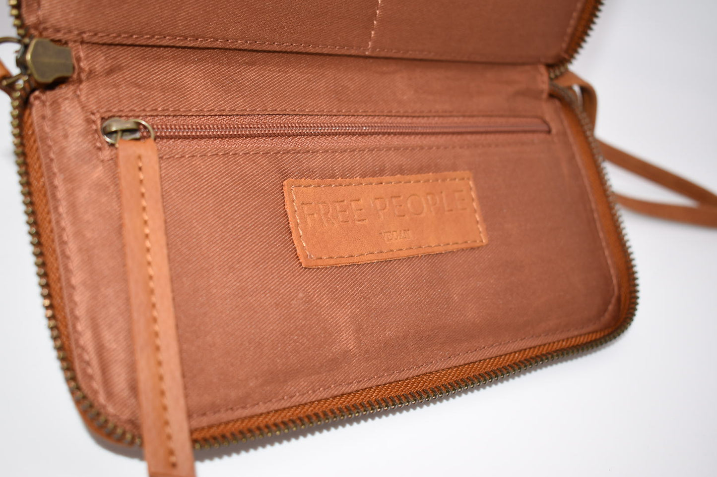 Free People Distressed Vegan Wallet