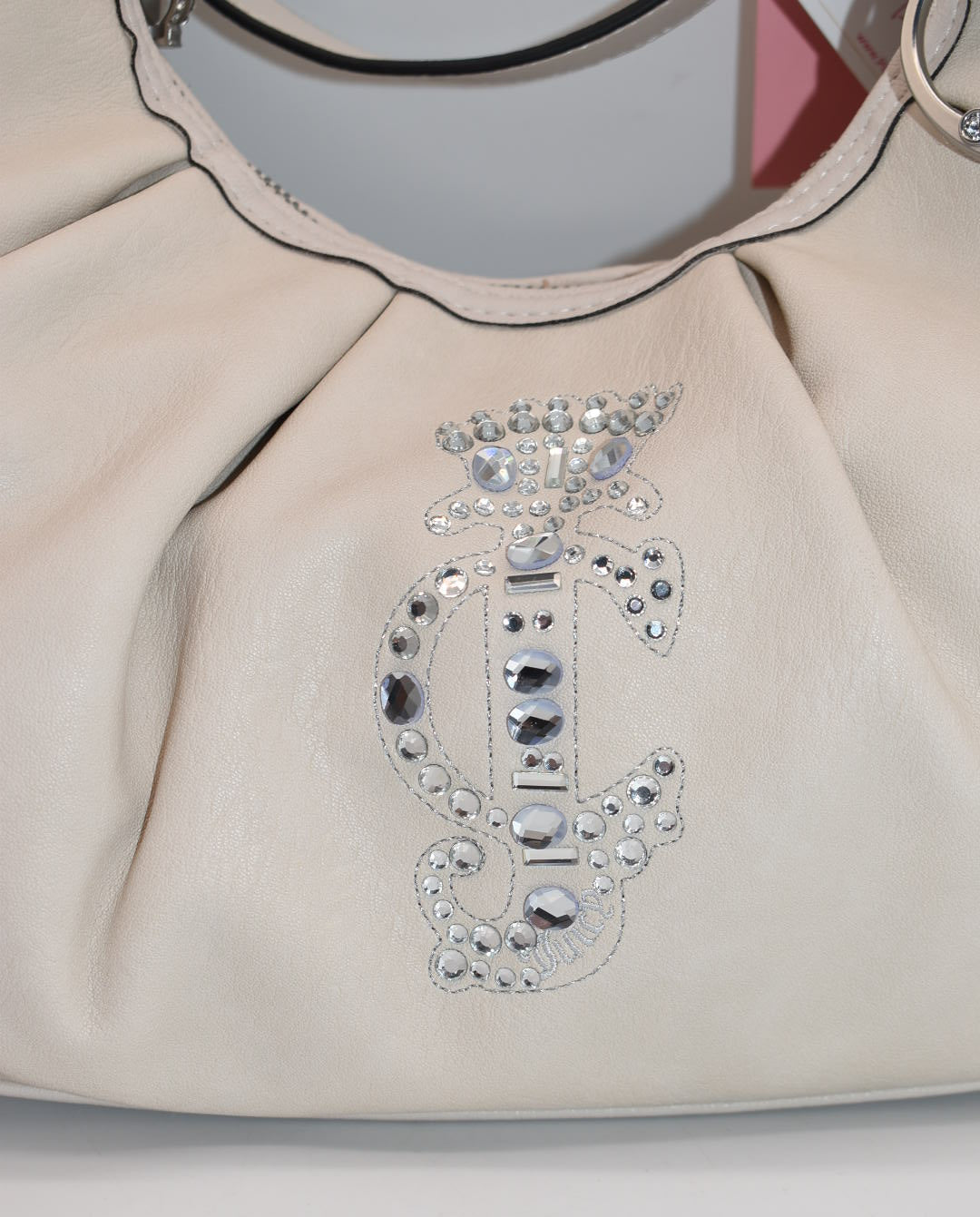 Juicy Couture Crown Hobo Shoulder Bag in "Crystal" Color