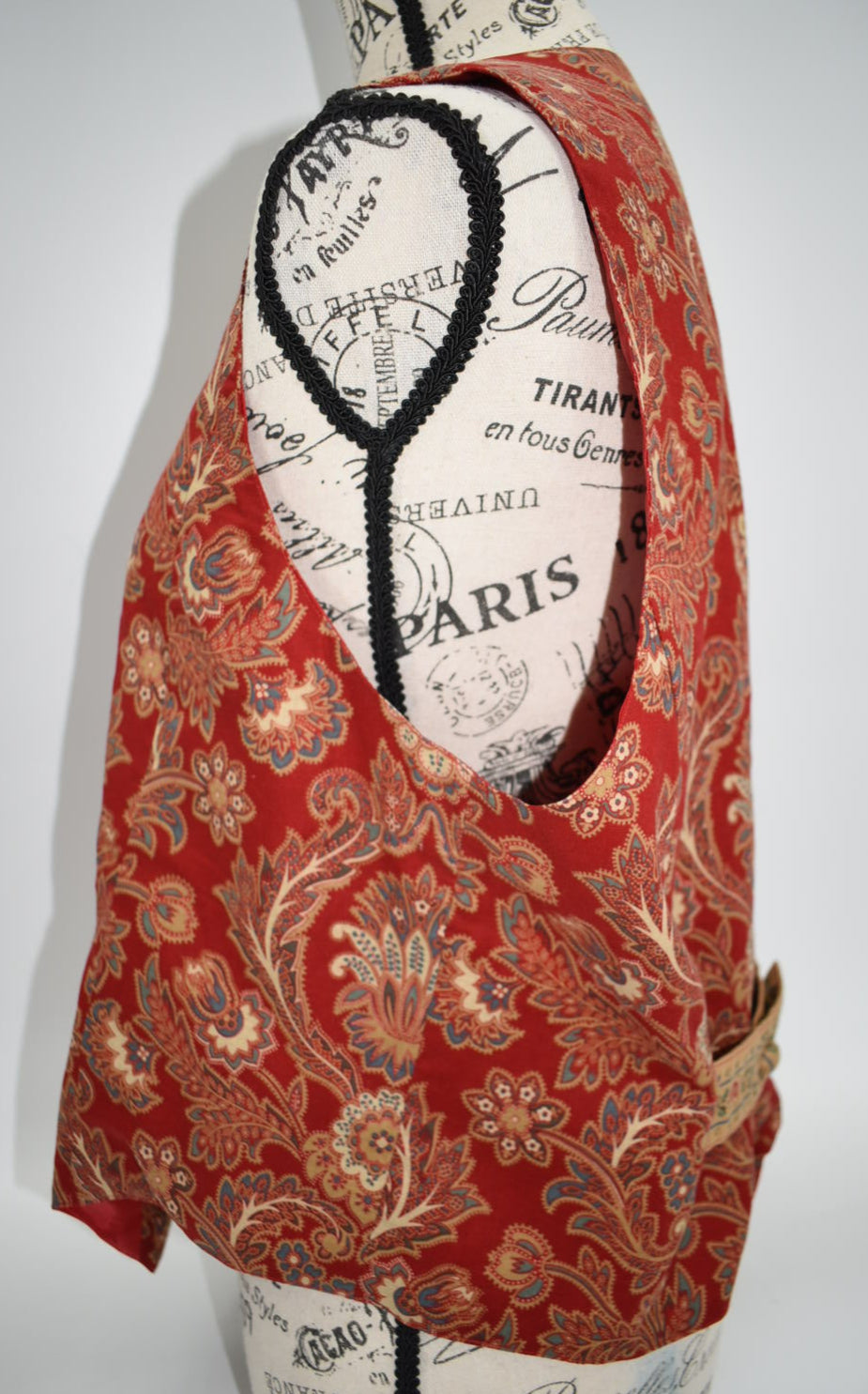 Vintage Vera Bradley Quilted Medium Vest in "Windsor -1995" Pattern