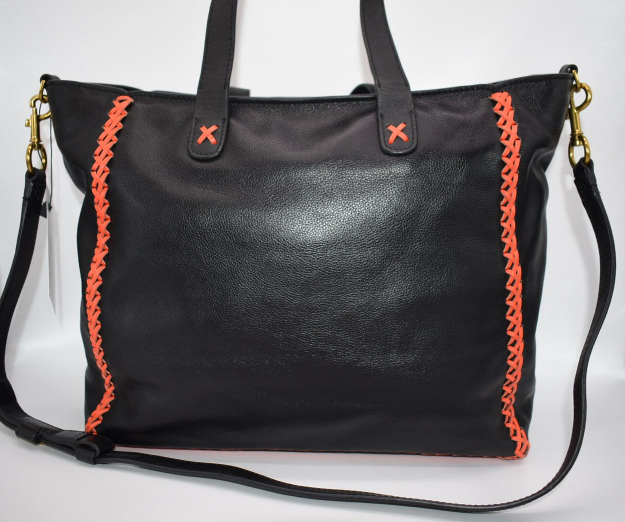 Tory Burch Softy Whipstitch Medium Leather Tote Bag