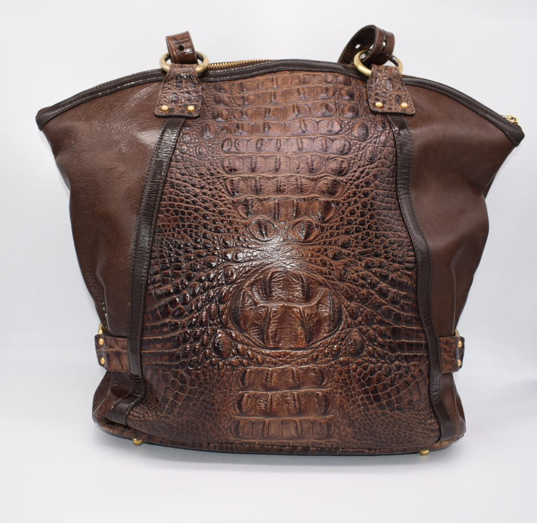 Brahmin Doree Large Shoulder Bag in Moderna Tri-Texture