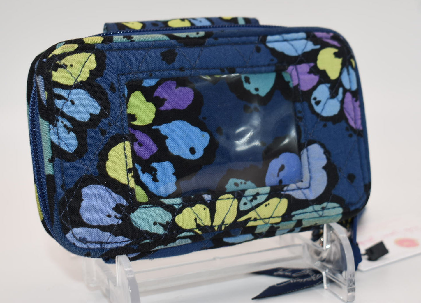 Vera Bradley Smartphone Wallet Wristlet in "Indigo Pop" Pattern