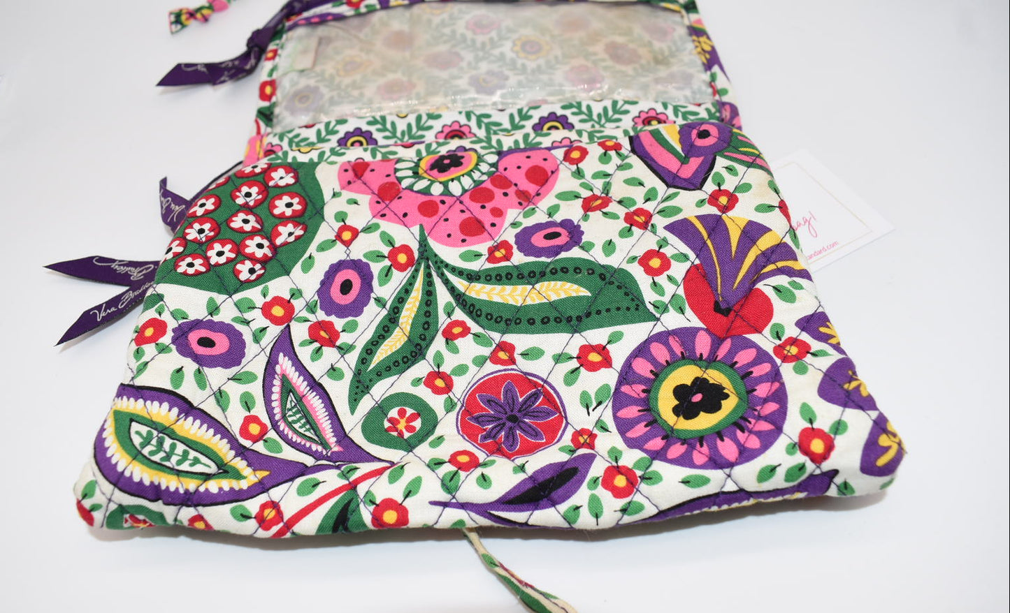 Vera Bradley Small Cosmetic & Toiletry Travel Organizer in "Viva La Vera" Pattern