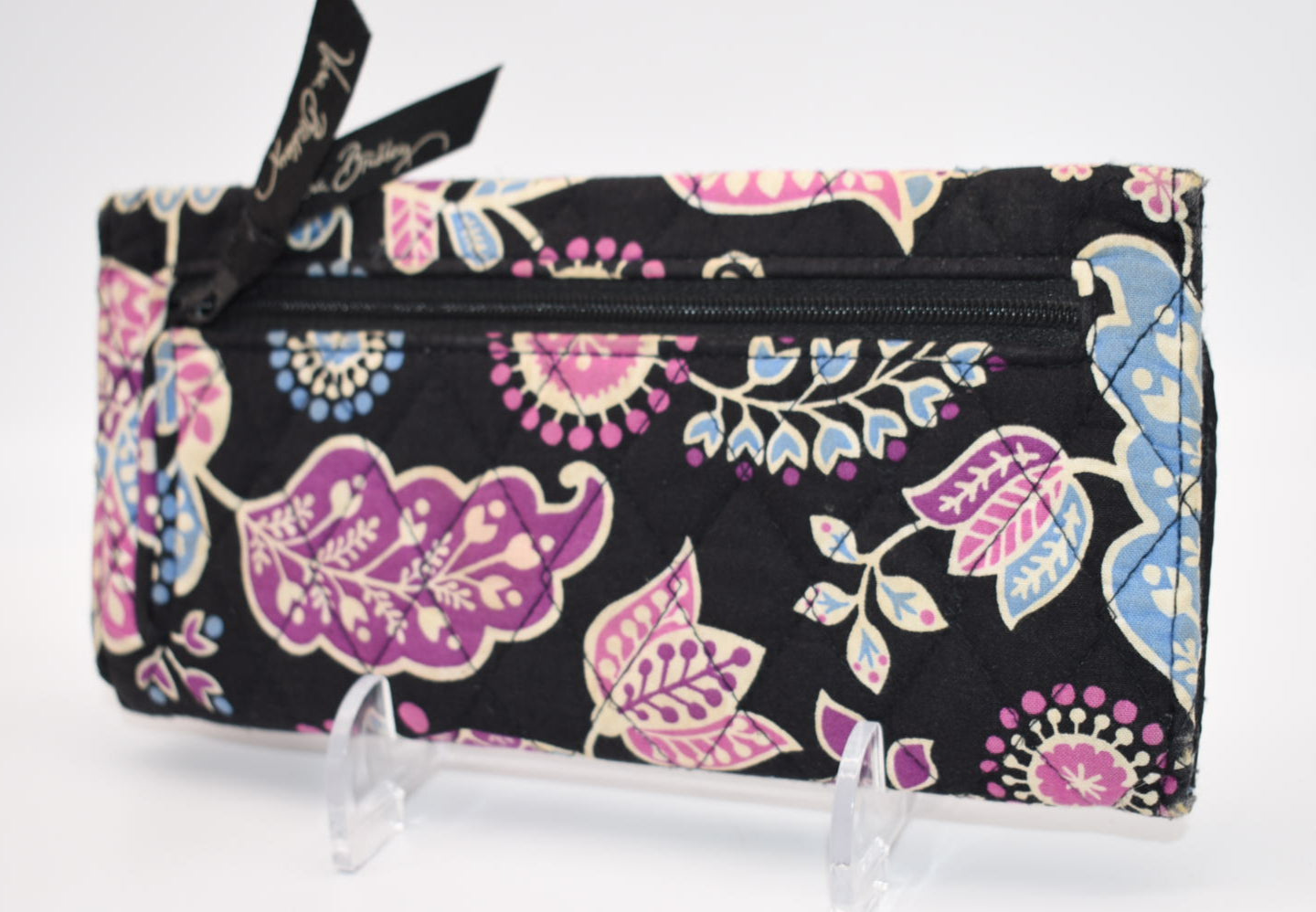 Vera Bradley Trifold Wallet in "Alpine Floral" Pattern