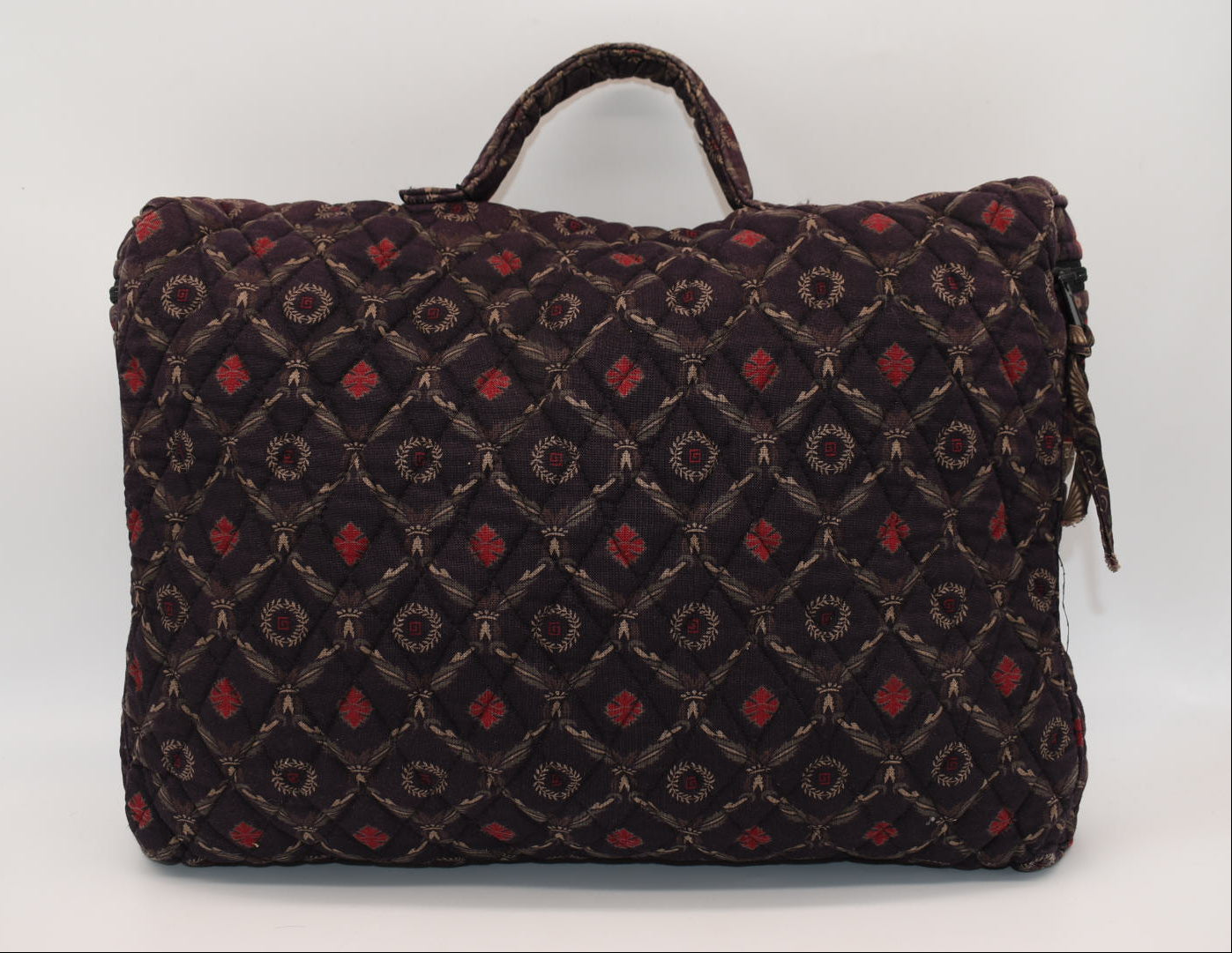 Vintage Vera Bradley Travel / Briefcase Bag in "Laurel - 1997" Pattern
