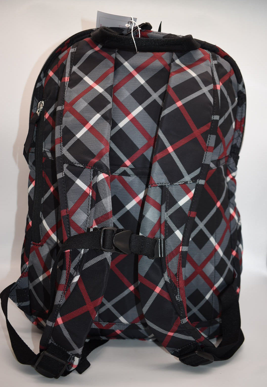 Vera Bradley XL Campus Performance Twill Backpack in "Paris Plaid" Pattern