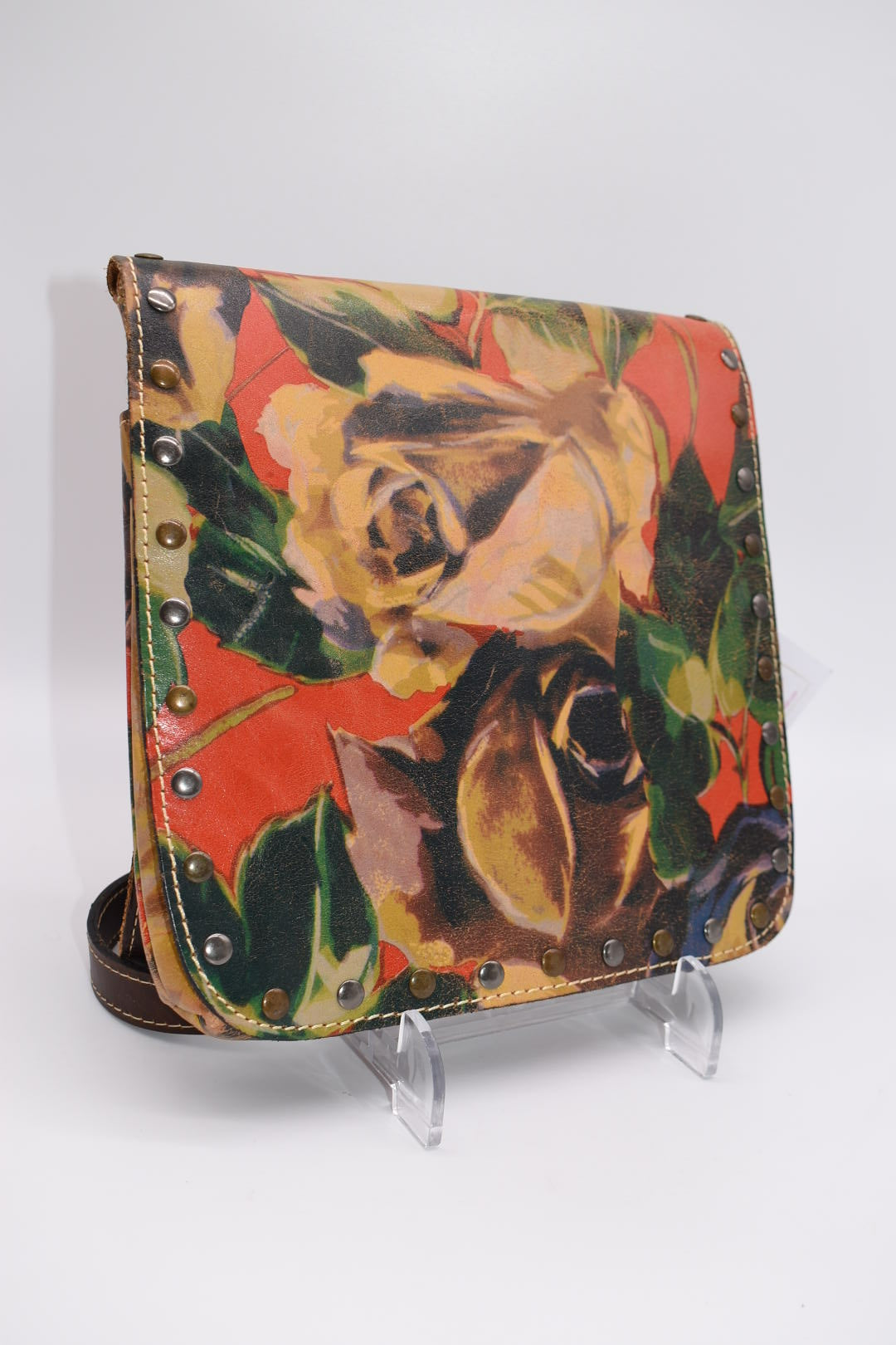 Patricia Nash Studded Floral Granada Crossbody Bag