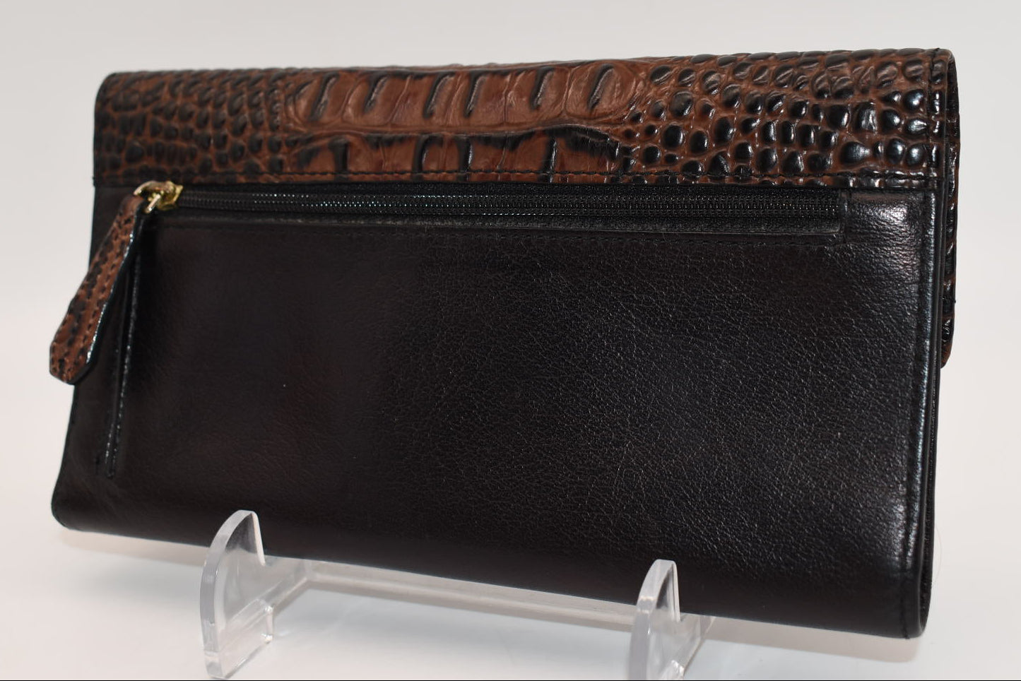 Brahmin Soft Checkbook Wallet in Tuscan Tri-Texture