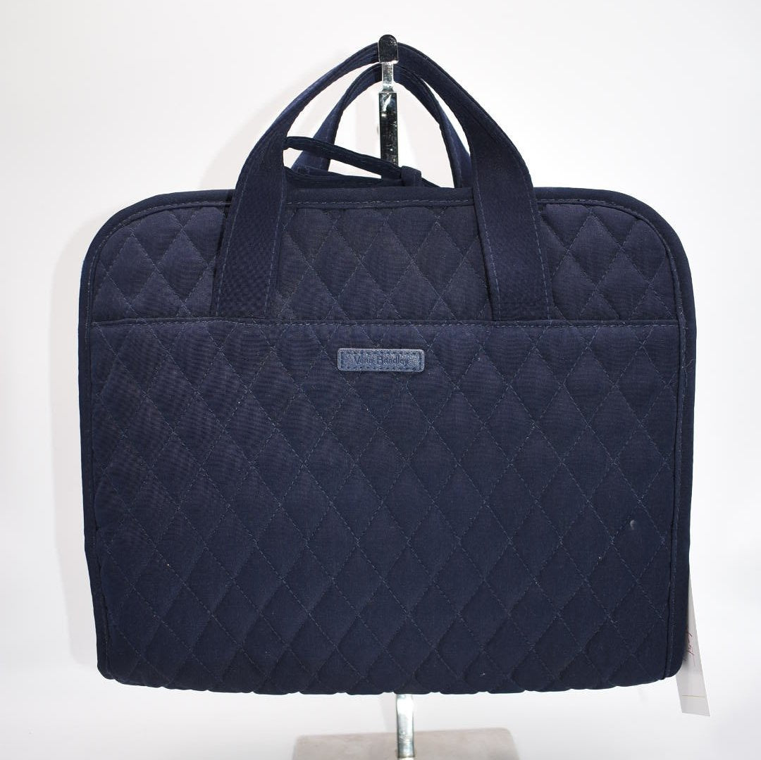 Vera Bradley Microfiber Hanging Travel Organizer in Navy Blue