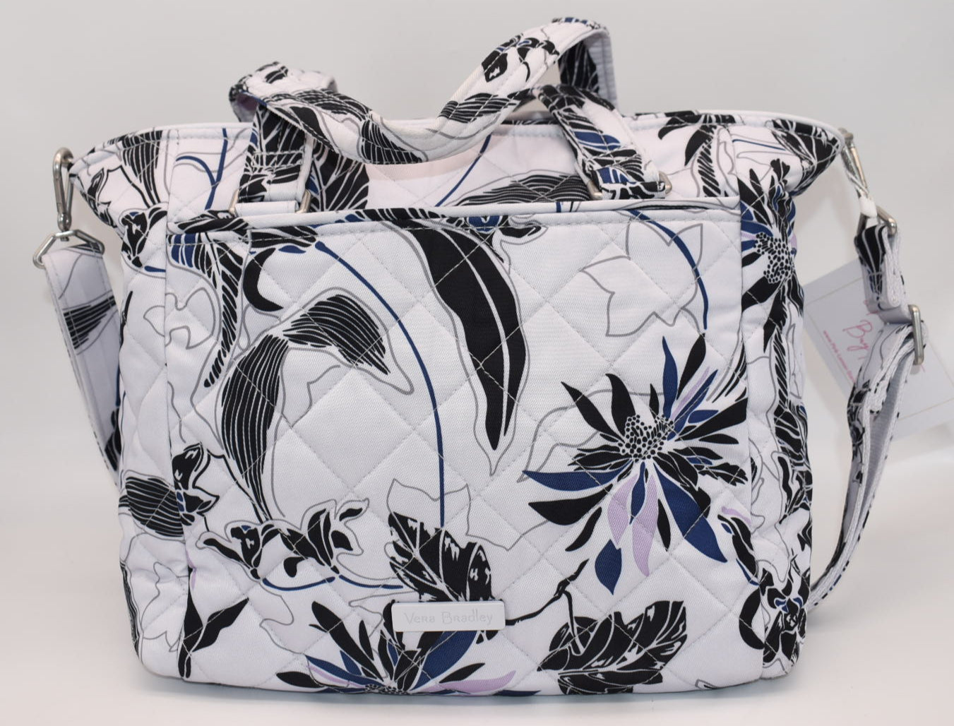 Vera Bradley Performance Twill Multi-Strap Shoulder Bag in "Twilight Garden" Pattern