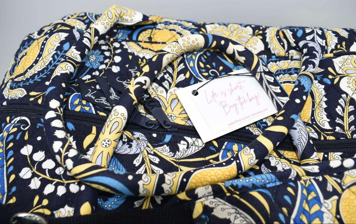 Vera Bradley Grand Traveler Travel Bag in "Ellie Blue" Pattern