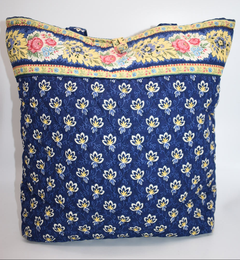 Vera Bradley Everyday Tote Bag in "Maison Blue" Pattern