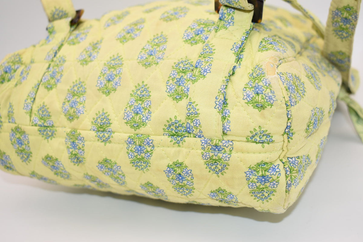 Vera Bradley Small Quilted Cotton Backpack in "Citrus Elephant" Pattern
