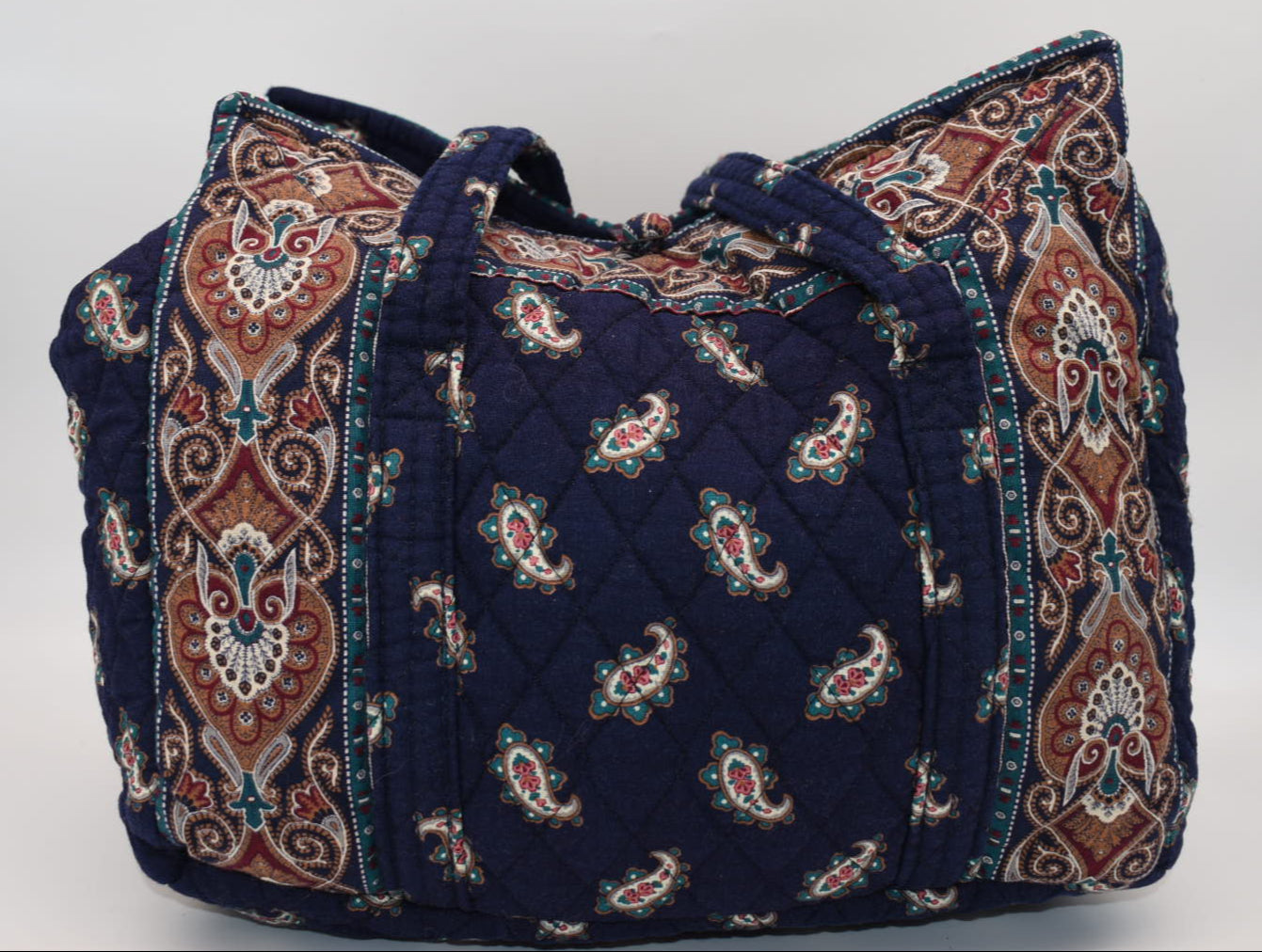Vera Bradley Hoosier Shoulder Bag in "Navy - 1991" Pattern