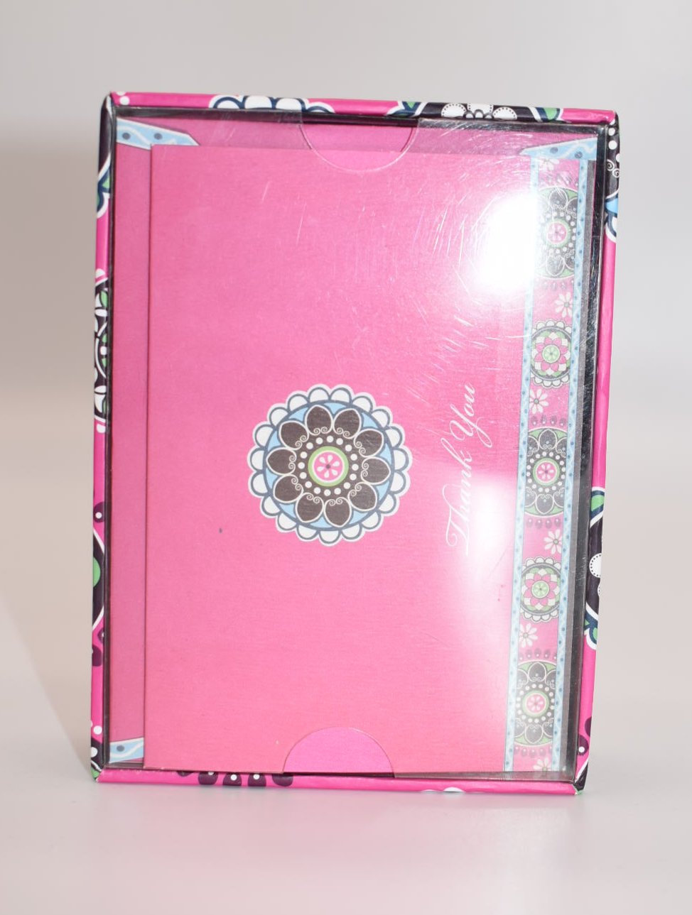 Vera Bradley "Thank You" Cards - Set of 10 in Cupcake Pink