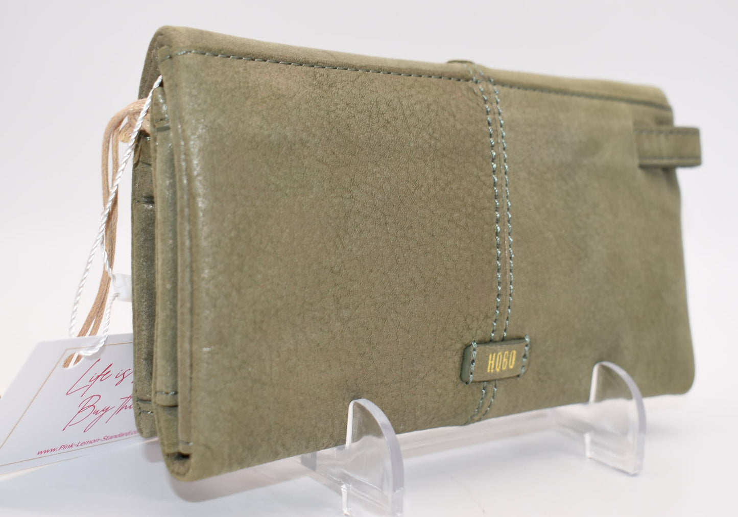 Hobo INTL Keen Continental Wallet in Golden Fir