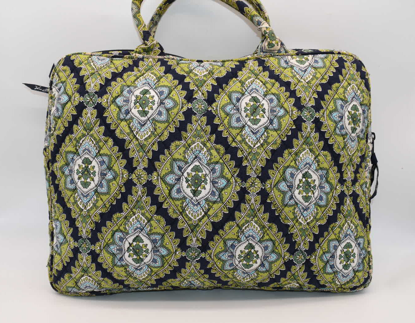 Vera Bradley Laptop Sleeve Tote Bag in "Cambridge" Pattern