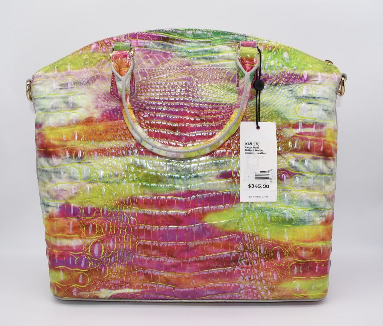 Brahmin Large Duxbury Satchel Bag in Delight Melbourne