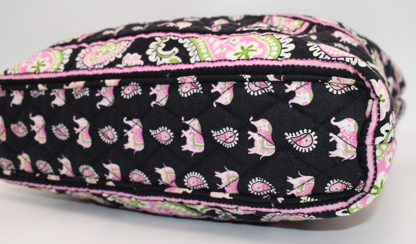 Vera Bradley Tic Tac Tote Bag in "Pink Elephant" Pattern