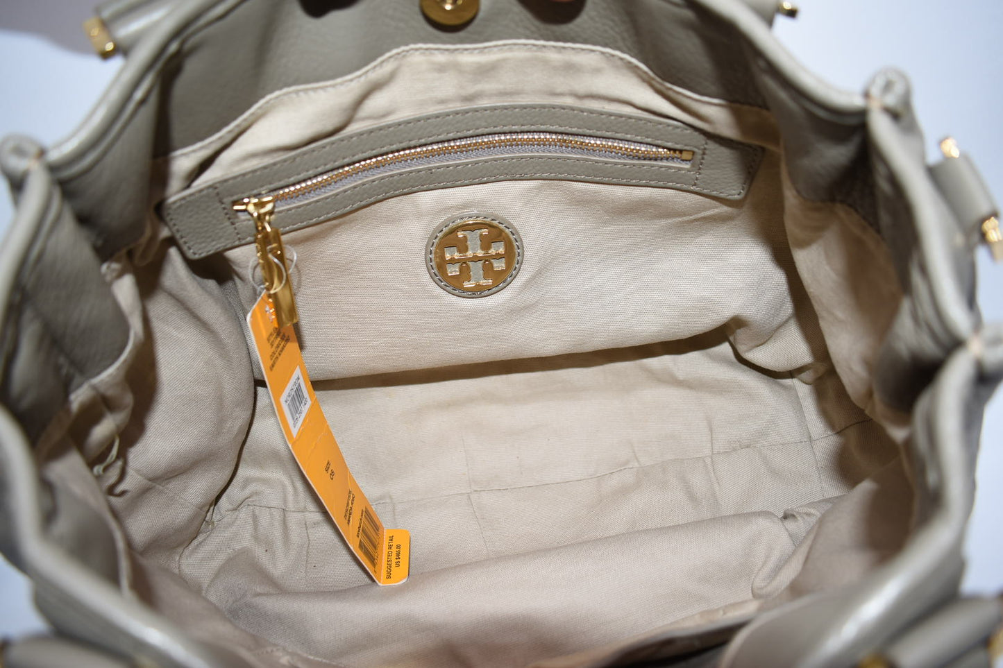 Tory Burch Amanda Hobo Bag in Earth Khaki