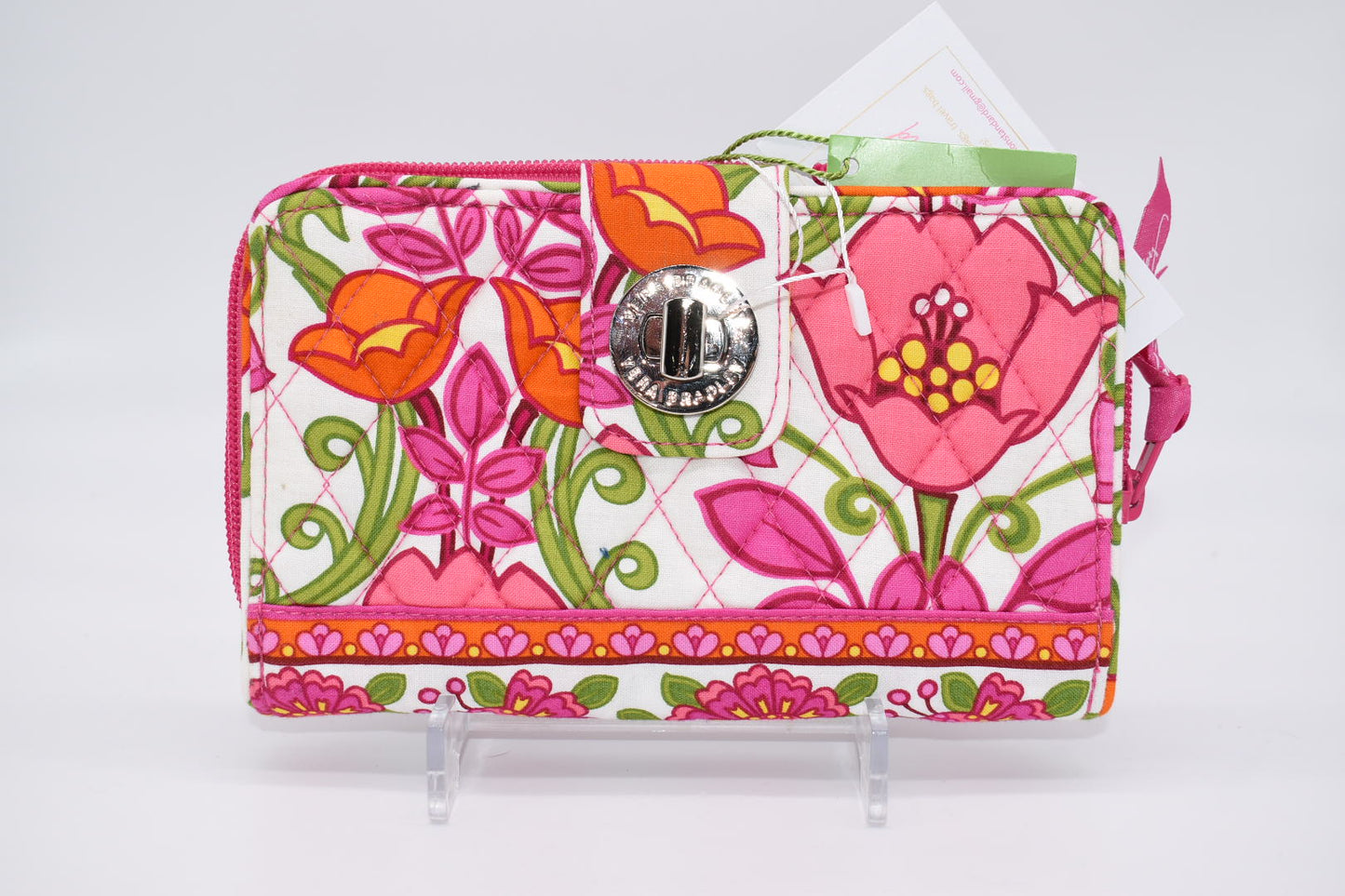 Vera Bradley Turnlock Wallet in Lilli Bell Pattern