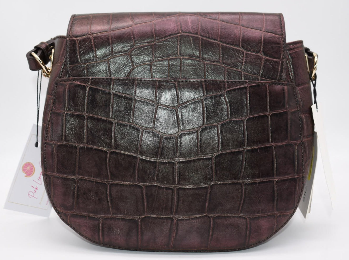 Brahmin Lizzie Crossbody Bag in Petrol Versilia