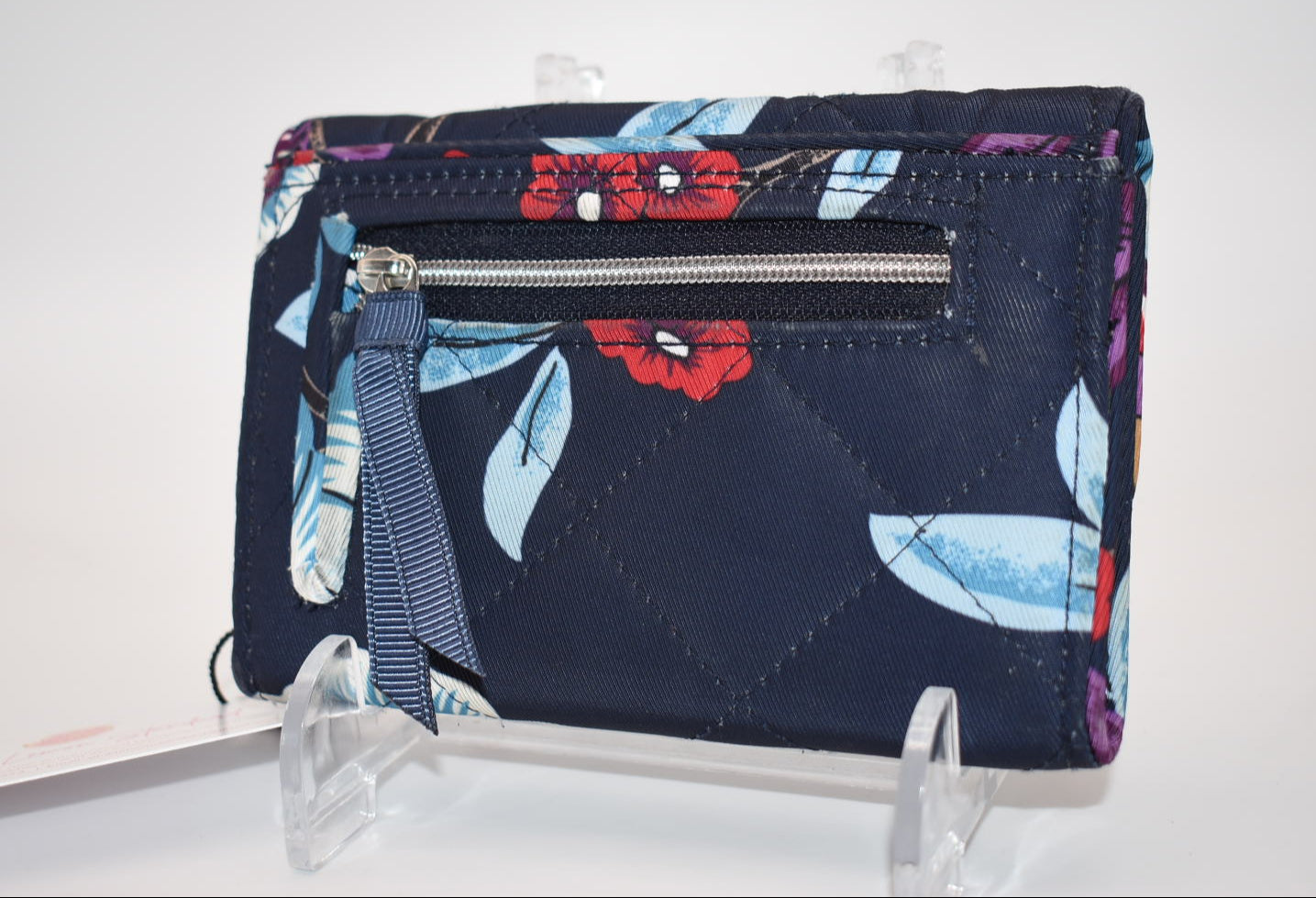 Vera Bradley RFID Riley Compact Wallet in Performance Twill "Mayfair in Blooms"