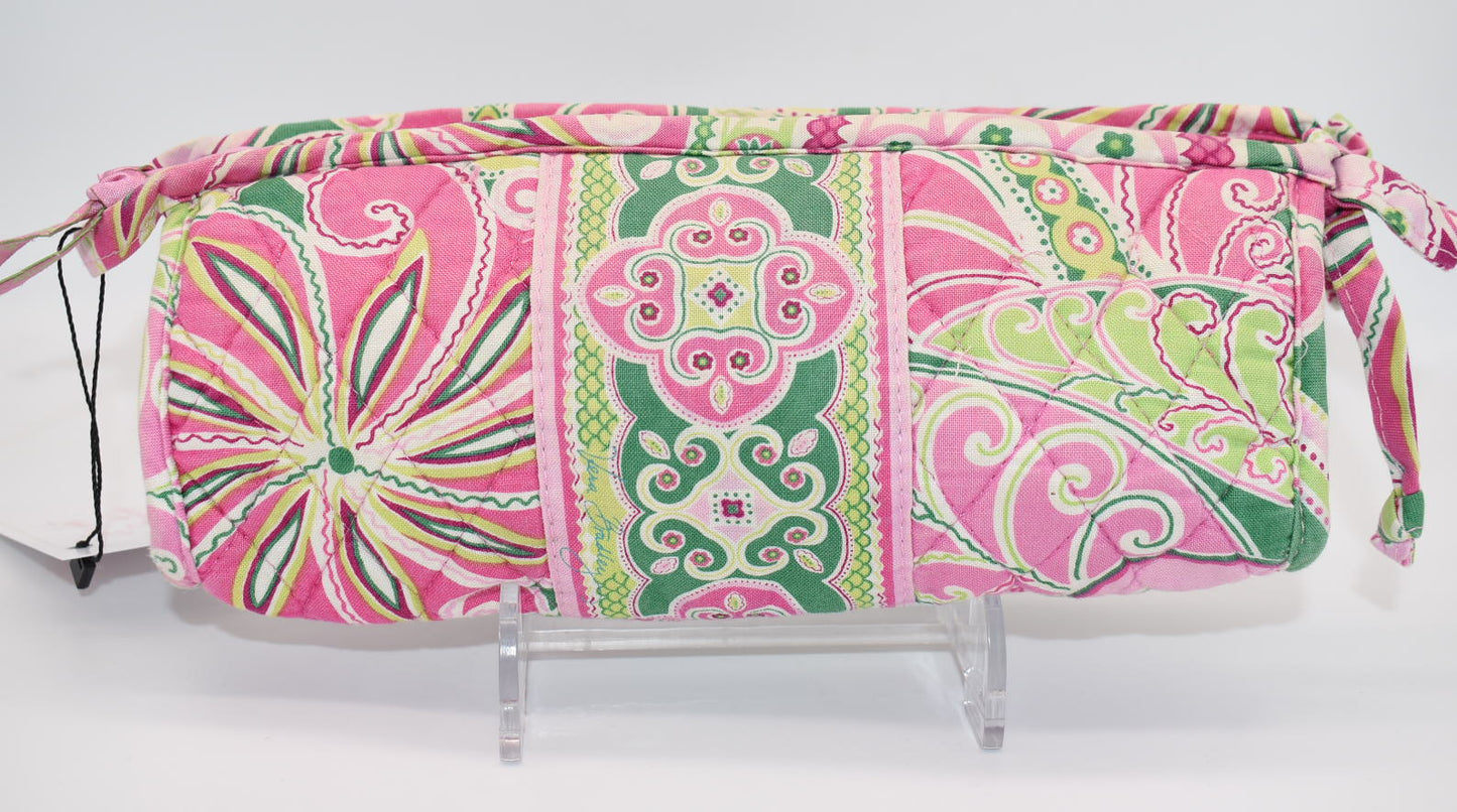 Vera Bradley Cosmetic Zip Bag in "Pinwheel Pink" Pattern