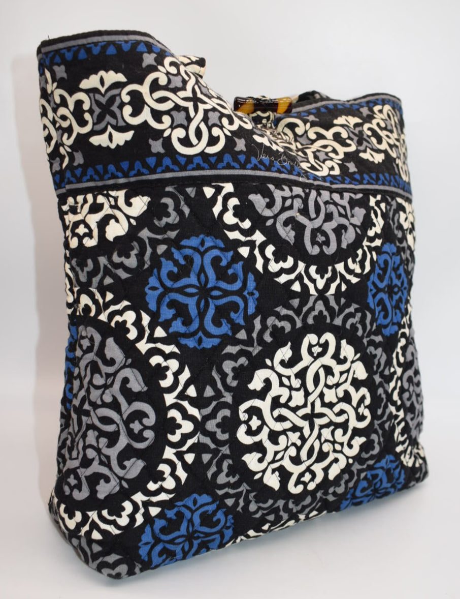 Vera Bradley Everyday Tote Bag in "Canterberry Cobalt" Pattern