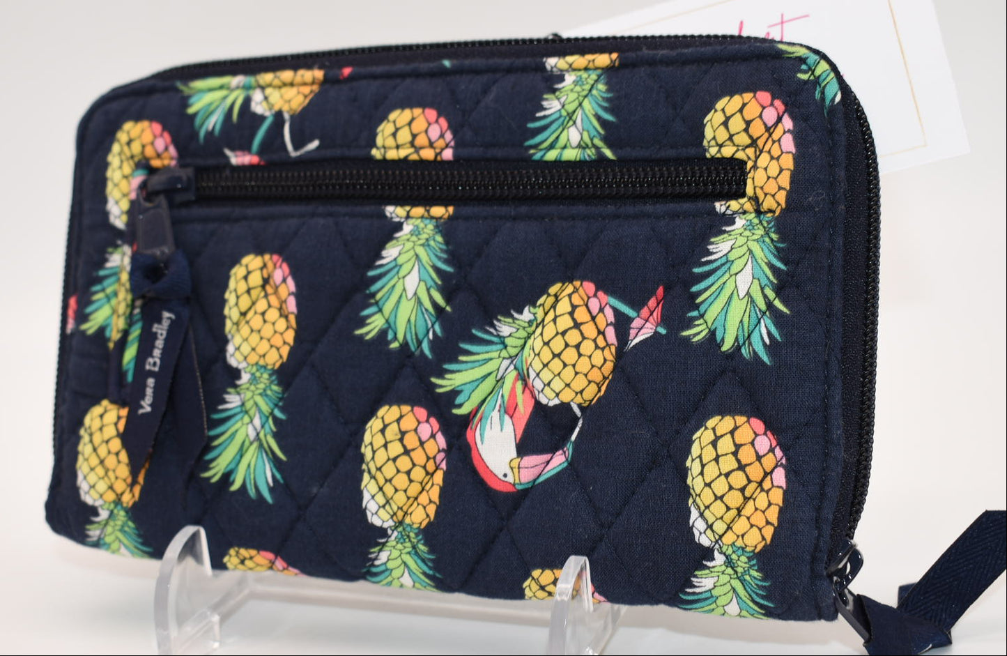 Vera Bradley RFID Turnlock Wallet in "Toucan Party" Pattern