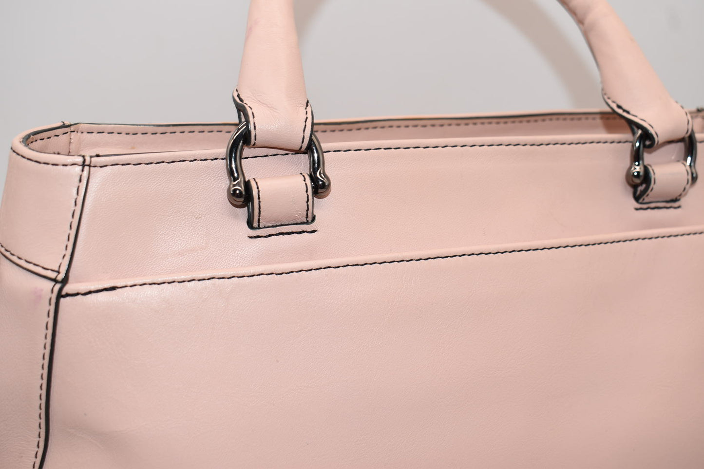 Brahmin Raelynn Satchel Bag in Blossom Pink Galveston