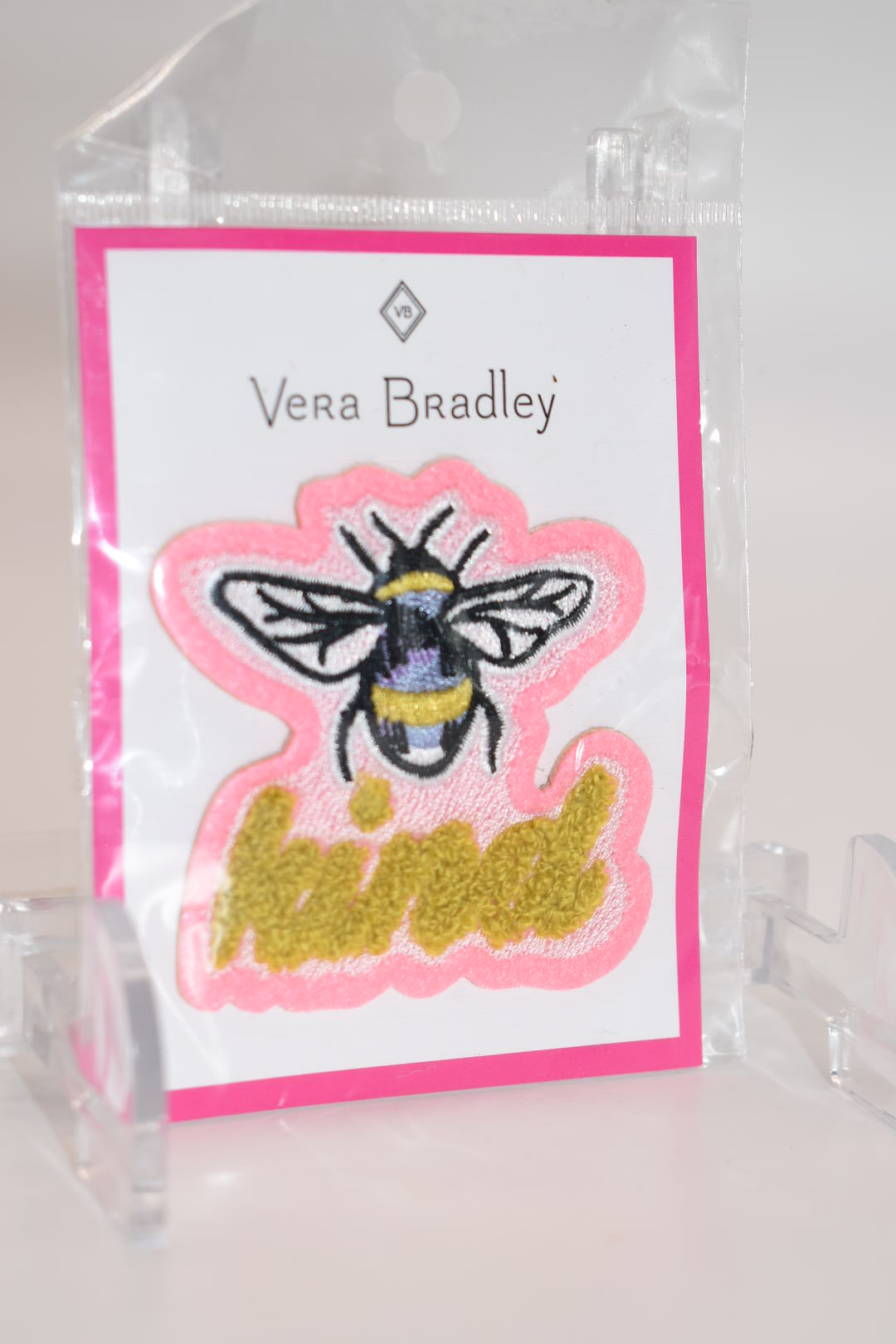 Vera Bradley Iron-On "Bee Kind" Patch
