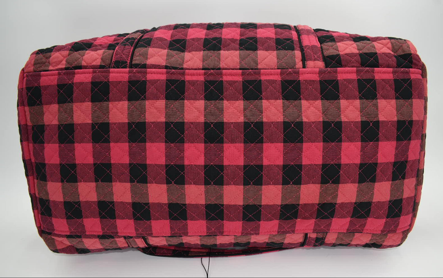 Vera Bradley Large Traveler Duffel Bag in "Garnet Buffalo Check" Pattern