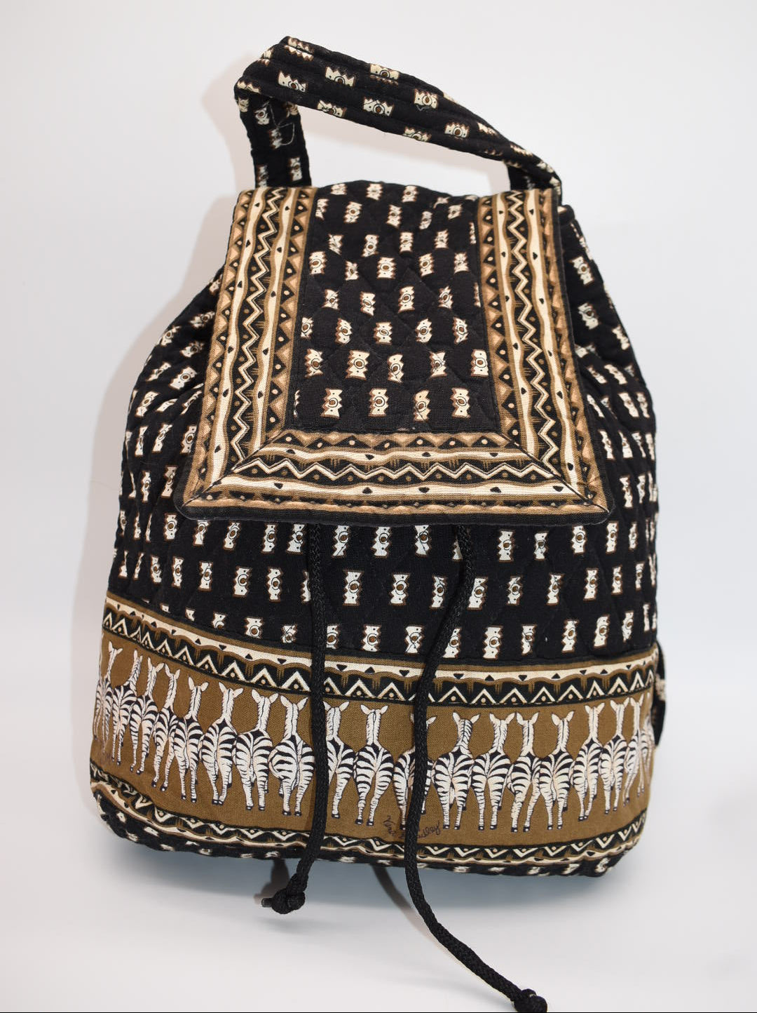 Vera Bradley Mimi Backpack in "Zebras" Pattern