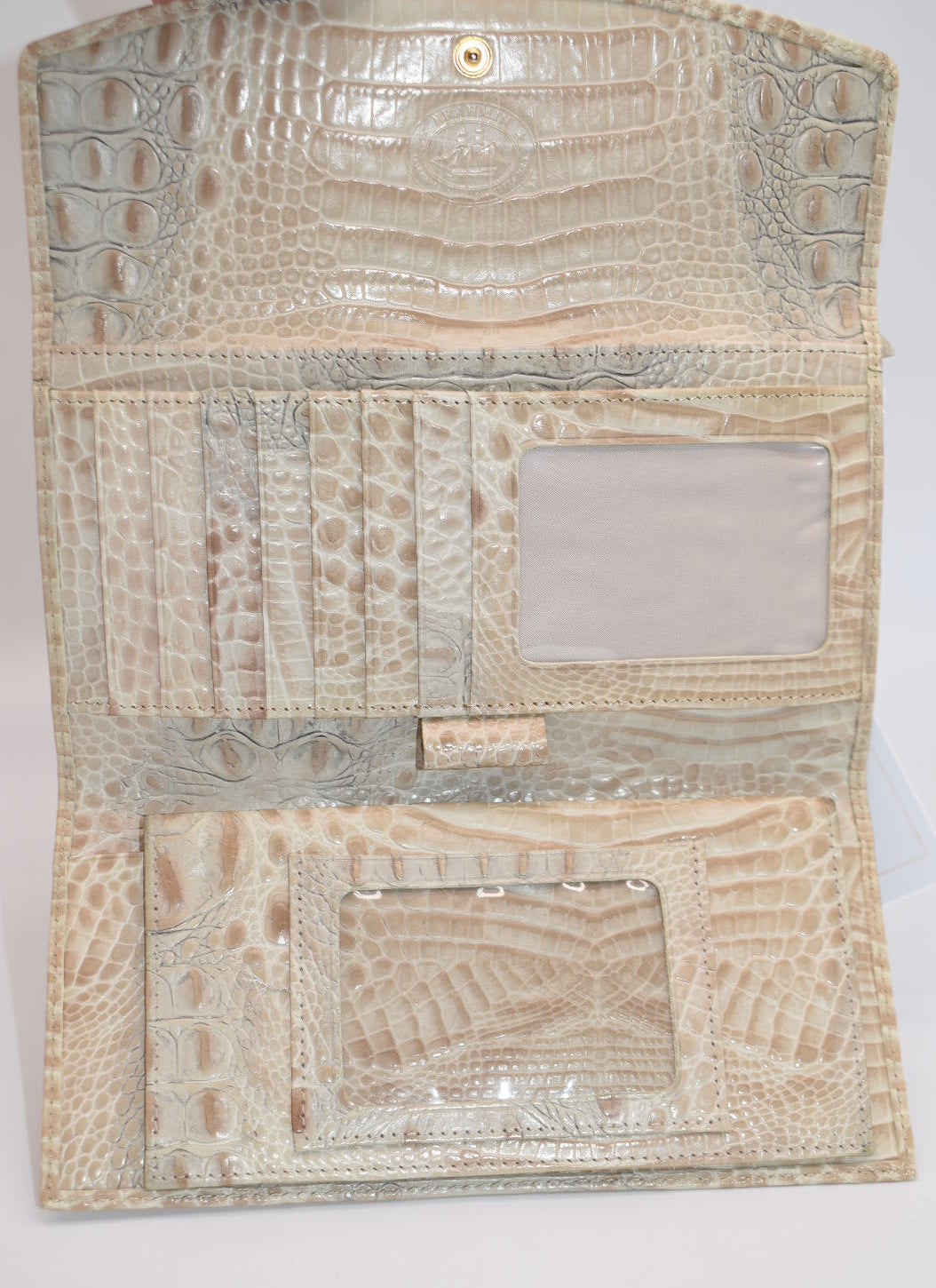 Vintage Brahmin Soft Checkbook Wallet