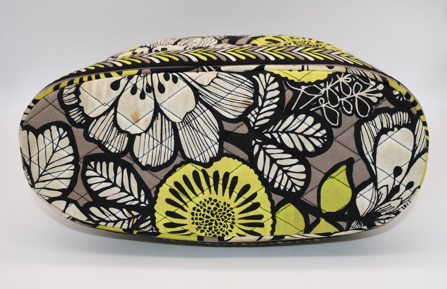Vera Bradley Bucket Tote Bag in "Citron" Pattern